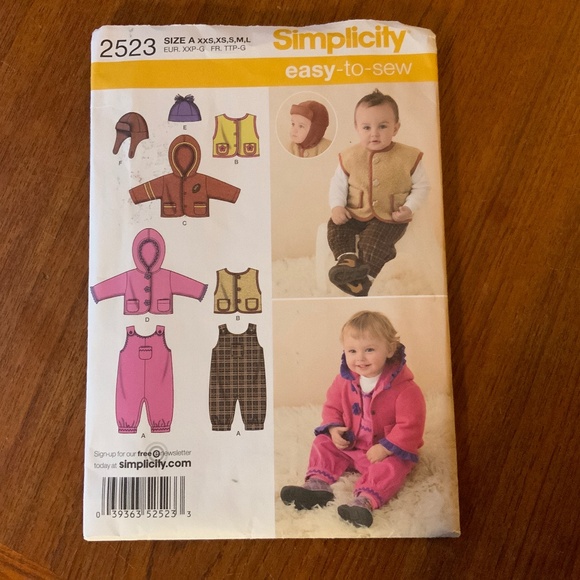 2 PATTERNS - Simplicity and New Look for Babies and Toddlers - Picture 6 of 7